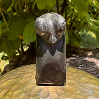 Alien Crystal Carving - Alienite® Star Being #72-Moldavite Life