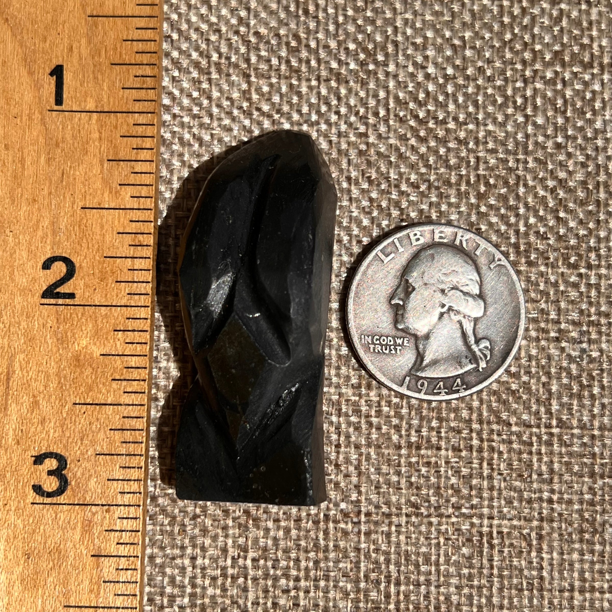 Alien Crystal Carving - Alienite® Star Being #73-Moldavite Life