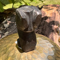 Alien Crystal Carving - Alienite® Star Being #74-Moldavite Life