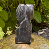 Alien Crystal Carving - Alienite® Star Being #76-Moldavite Life