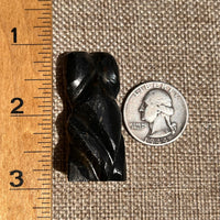 Alien Crystal Carving - Alienite® Star Being #76-Moldavite Life