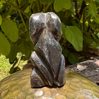 Alien Crystal Carving - Alienite® Star Being #76-Moldavite Life