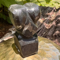 Alien Crystal Carving - Alienite® Star Being #77-Moldavite Life