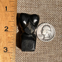Alien Crystal Carving - Alienite® Star Being #77-Moldavite Life