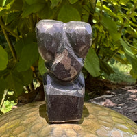 Alien Crystal Carving - Alienite® Star Being #77-Moldavite Life