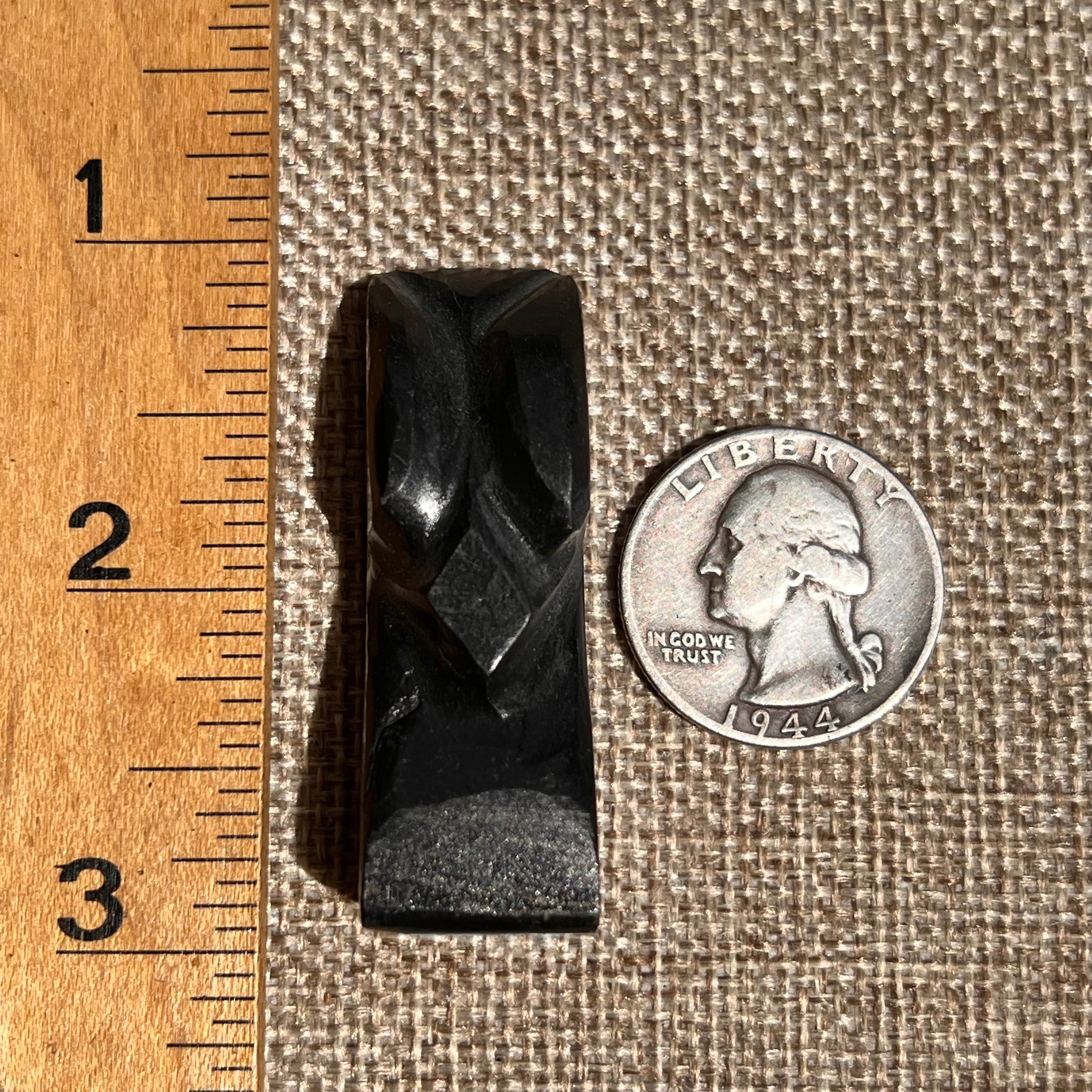 Alien Crystal Carving - Alienite® Star Being #79-Moldavite Life