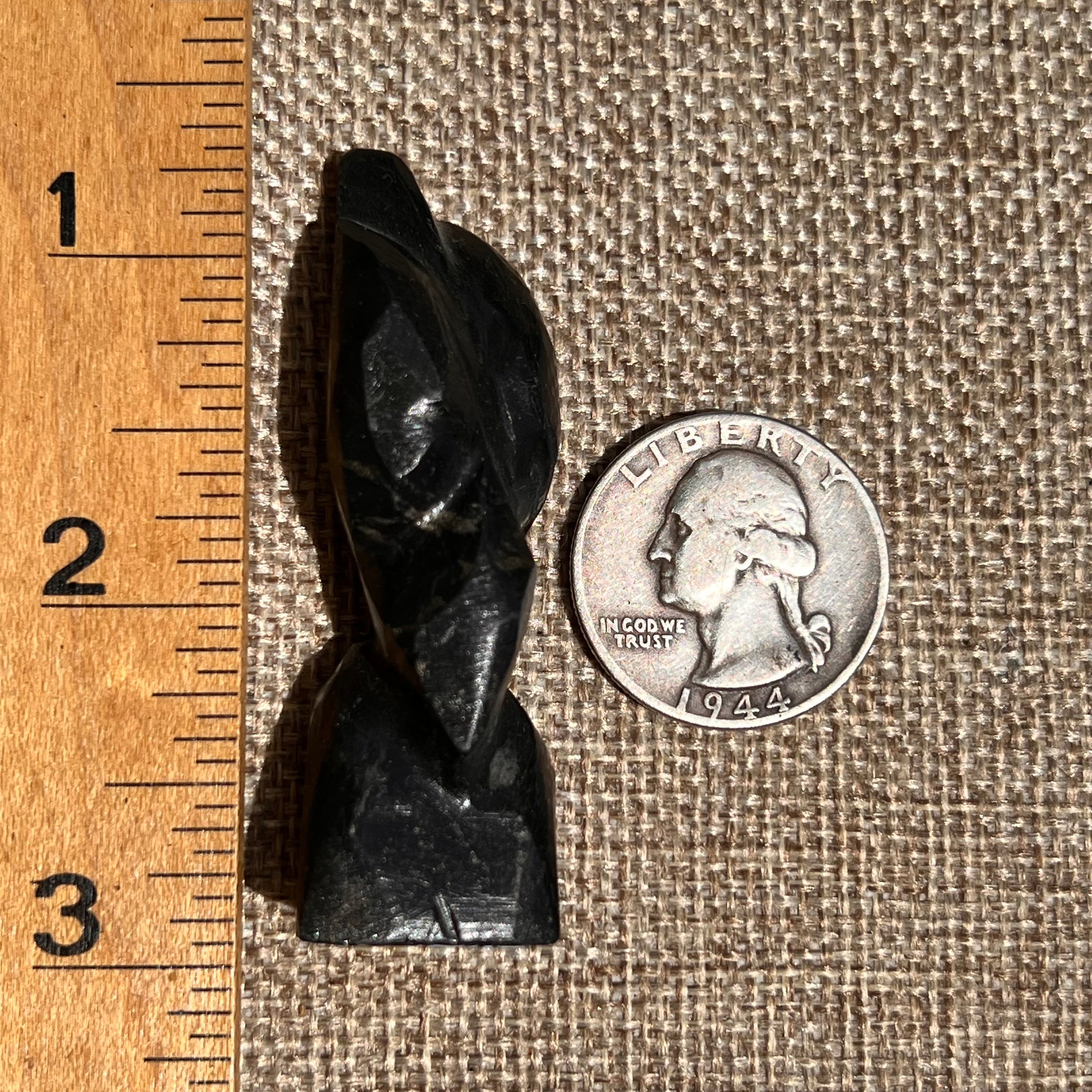 Alien Crystal Carving - Alienite® Star Being #82-Moldavite Life
