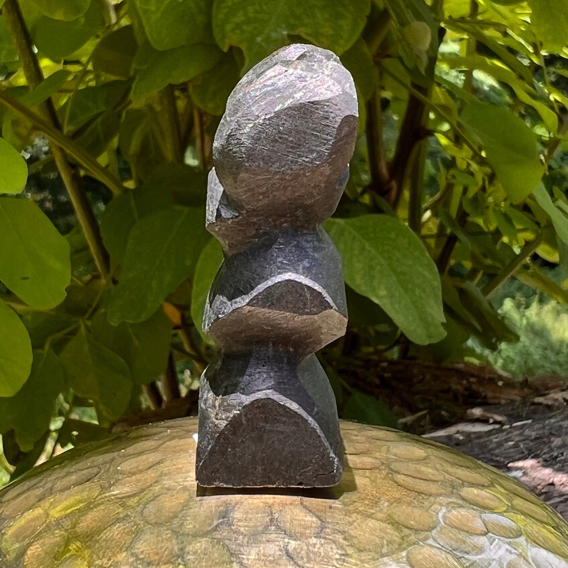 Alien Crystal Carving - Alienite® Star Being #83-Moldavite Life