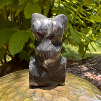 Alien Crystal Carving - Alienite® Star Being #84-Moldavite Life