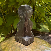 Alien Crystal Carving - Alienite® Star Being #85-Moldavite Life