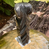 Alien Crystal Carving - Alienite® Star Being #86-Moldavite Life