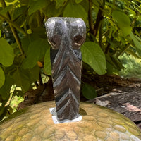 Alien Crystal Carving - Alienite® Star Being #86-Moldavite Life