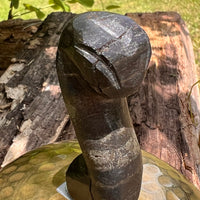 Alien Crystal Carving - Alienite® Star Being #87-Moldavite Life