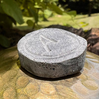 Alien Crystal Carving - Alienite® UFO Ride Token #88-Moldavite Life