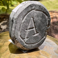 Alien Crystal Carving - Alienite® UFO Ride Token #89-Moldavite Life
