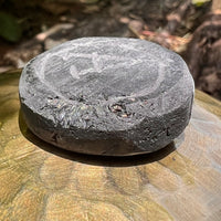 Alien Crystal Carving - Alienite® UFO Ride Token #89-Moldavite Life