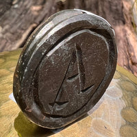 Alien Crystal Carving - Alienite® UFO Ride Token #90-Moldavite Life