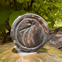 Alien Crystal Carving - Alienite® UFO Ride Token #90-Moldavite Life