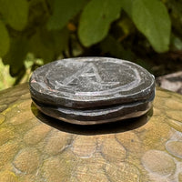 Alien Crystal Carving - Alienite® UFO Ride Token #90-Moldavite Life