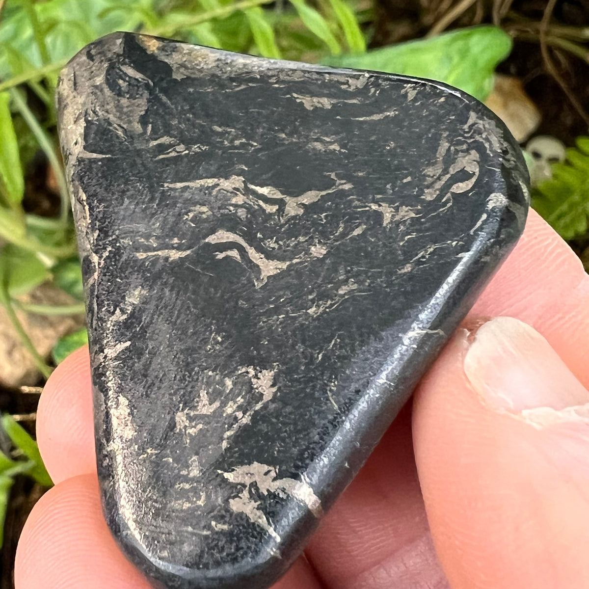 Alienite Palm Stone "Engineer" #1-Moldavite Life