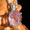 Amethyst Crystal Pendant Sterling Double Terminated #7607-Moldavite Life