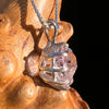 Amethyst Crystal Pendant Sterling Double Terminated #7620-Moldavite Life