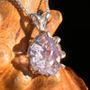 Amethyst Crystal Pendant Sterling Silver #7609-Moldavite Life