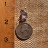 Amethyst Crystal Pendant Sterling Silver #7609-Moldavite Life