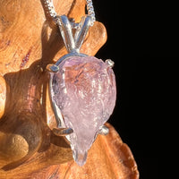Amethyst Crystal Pendant Sterling Silver #7610-Moldavite Life