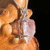 Amethyst Crystal Pendant Sterling Silver #7610-Moldavite Life