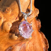 Amethyst Crystal Pendant Sterling Silver #7611-Moldavite Life