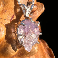Amethyst Crystal Pendant Sterling Silver #7612-Moldavite Life