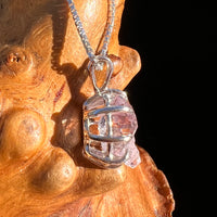 Amethyst Crystal Pendant Sterling Silver #7612-Moldavite Life