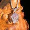 Amethyst Crystal Pendant Sterling Silver #7612-Moldavite Life