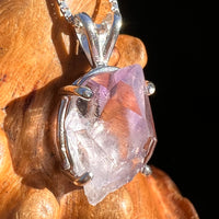 Amethyst Crystal Pendant Sterling Silver #7613-Moldavite Life