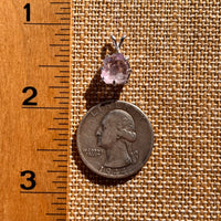 Amethyst Crystal Pendant Sterling Silver #7616-Moldavite Life