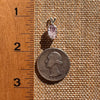Amethyst Crystal Pendant Sterling Silver #7617-Moldavite Life