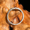 Amethyst & Moldavite Ring Sterling Silver #5116-Moldavite Life