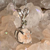Anandalite & Moldavite Necklace Sterling #6008-Moldavite Life