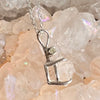 Anandalite & Moldavite Necklace Sterling #6009-Moldavite Life