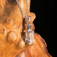 Anandalite & Moldavite Necklace Sterling #8211-Moldavite Life