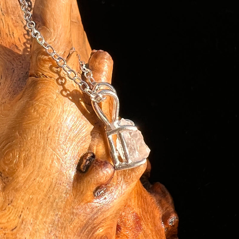 Anandalite Necklace Sterling Silver #6016-Moldavite Life
