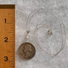 Anandalite Necklace Sterling Silver #6017-Moldavite Life