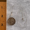 Anandalite Necklace Sterling Silver #6019-Moldavite Life