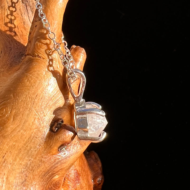 Anandalite Necklace Sterling Silver #6020-Moldavite Life