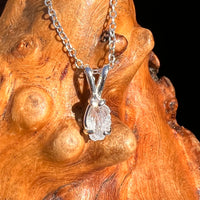 Anandalite Necklace Sterling Silver #6022-Moldavite Life