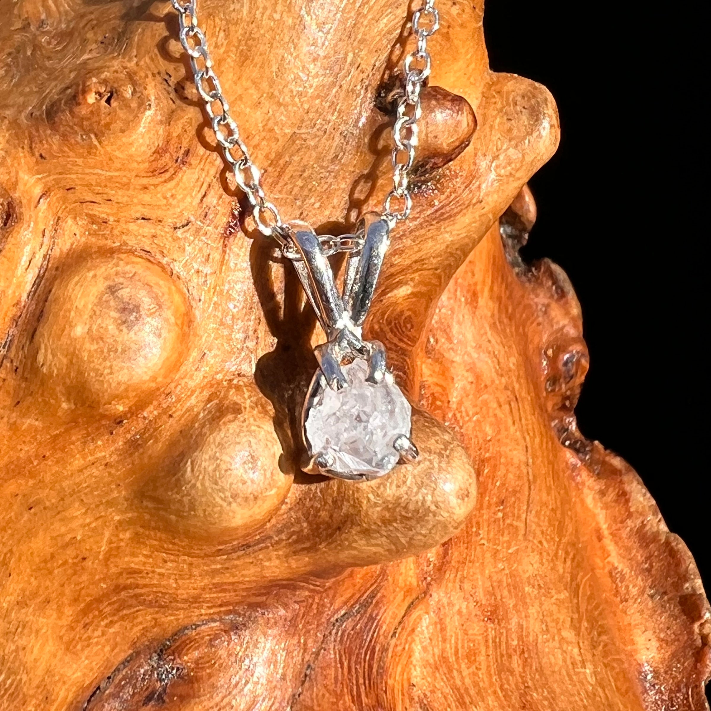 Anandalite Necklace Sterling Silver #6022-Moldavite Life