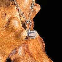 Anandalite Necklace Sterling Silver #8214-Moldavite Life