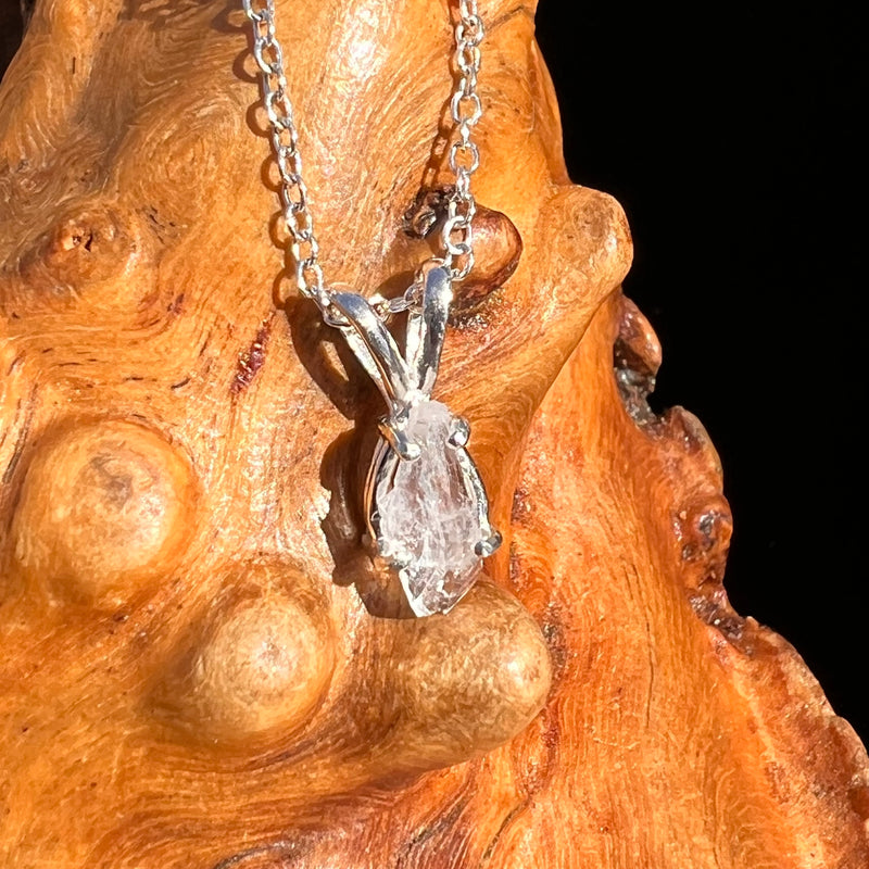 Anandalite Necklace Sterling Silver #8219-Moldavite Life