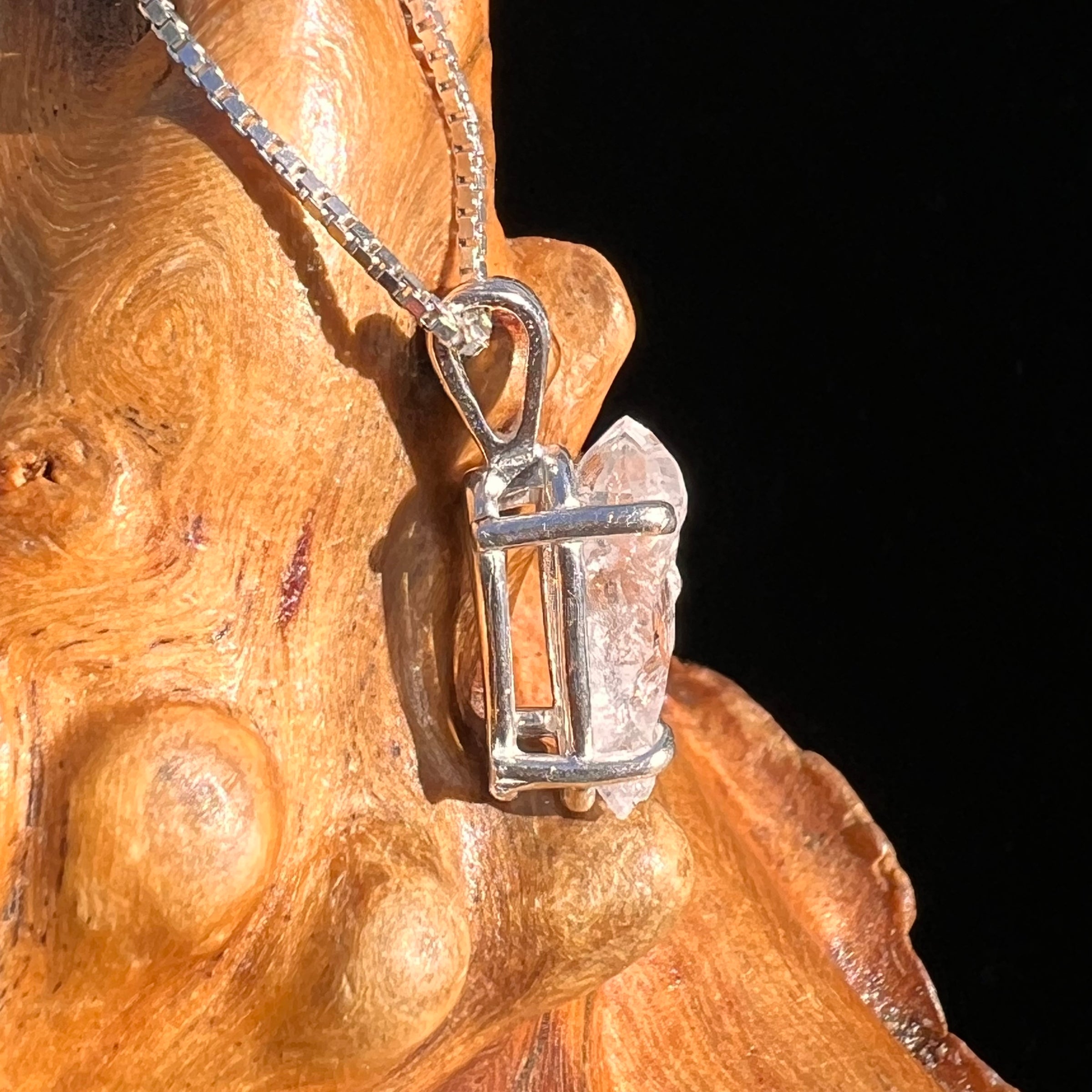 Anandalite Pendant Sterling Silver #8226-Moldavite Life